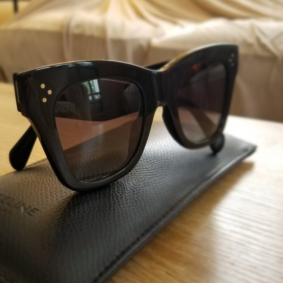 Celine Accessories - Celine Cat-eye black sunglasses